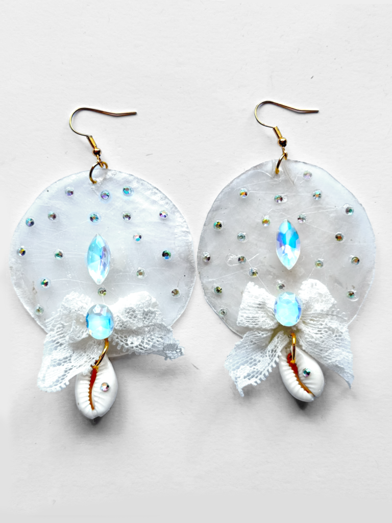 Pendientes nácar marino