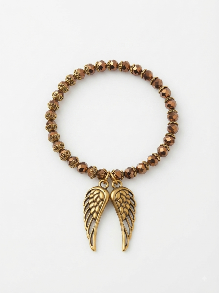 Pulsera Alas Ángel Vintage